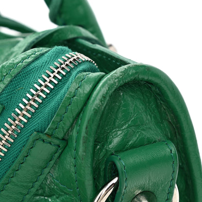Balenciaga Agneau Classic Silver Hardware S City Magic Green 12 of 13