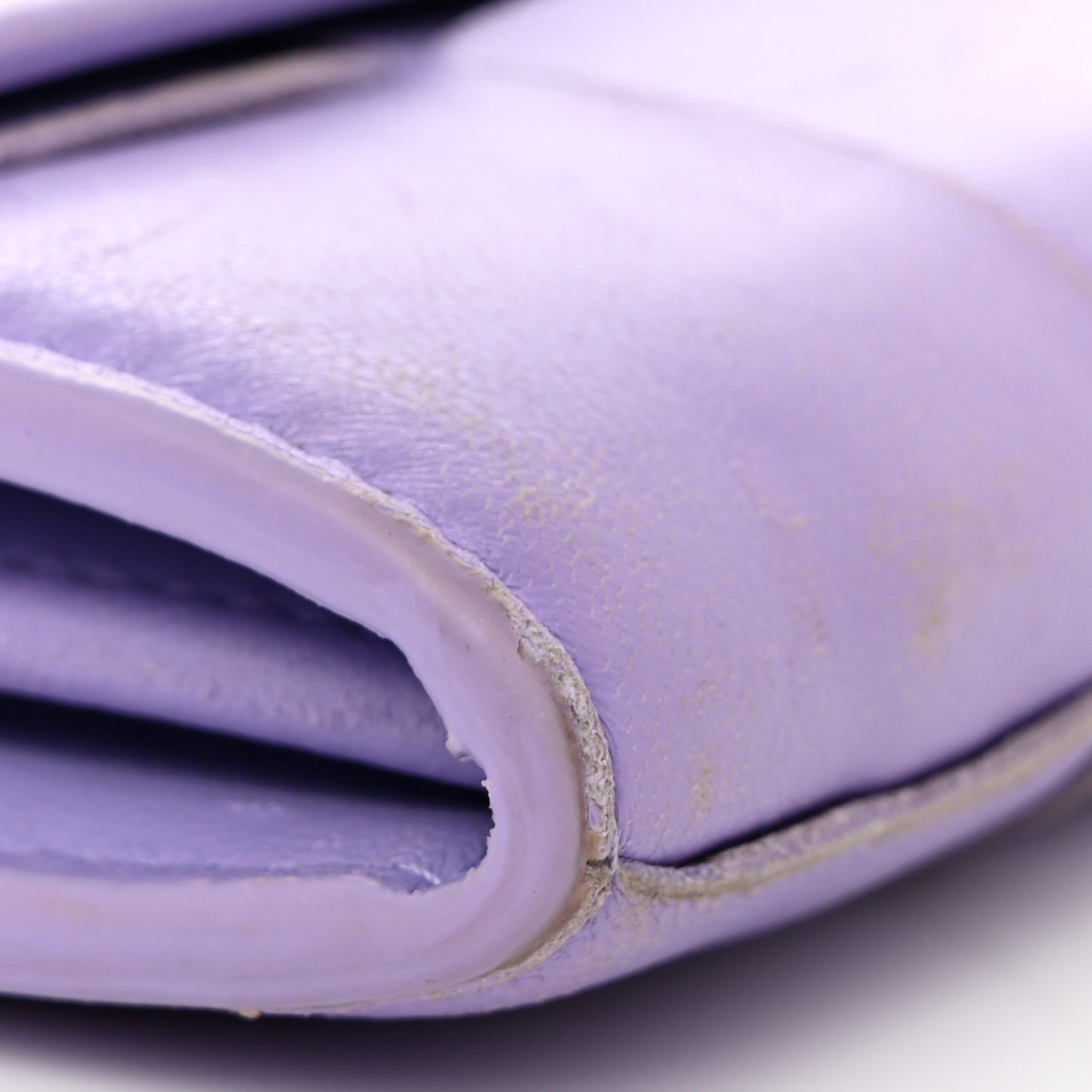 Nappa Maxi Intrecciato Flap Wallet Wisteria