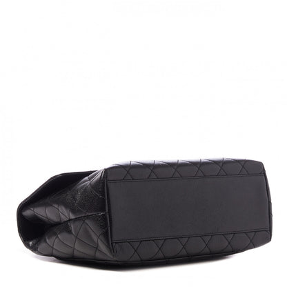 Chanel Caviar Quilted Jumbo Kelly Flap Black 3 of 9