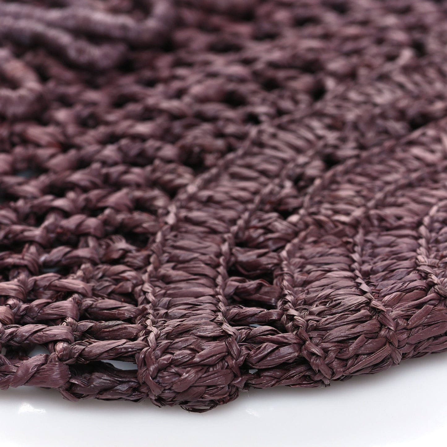 Raffia Small Summer Banana Tote Kohl Brown