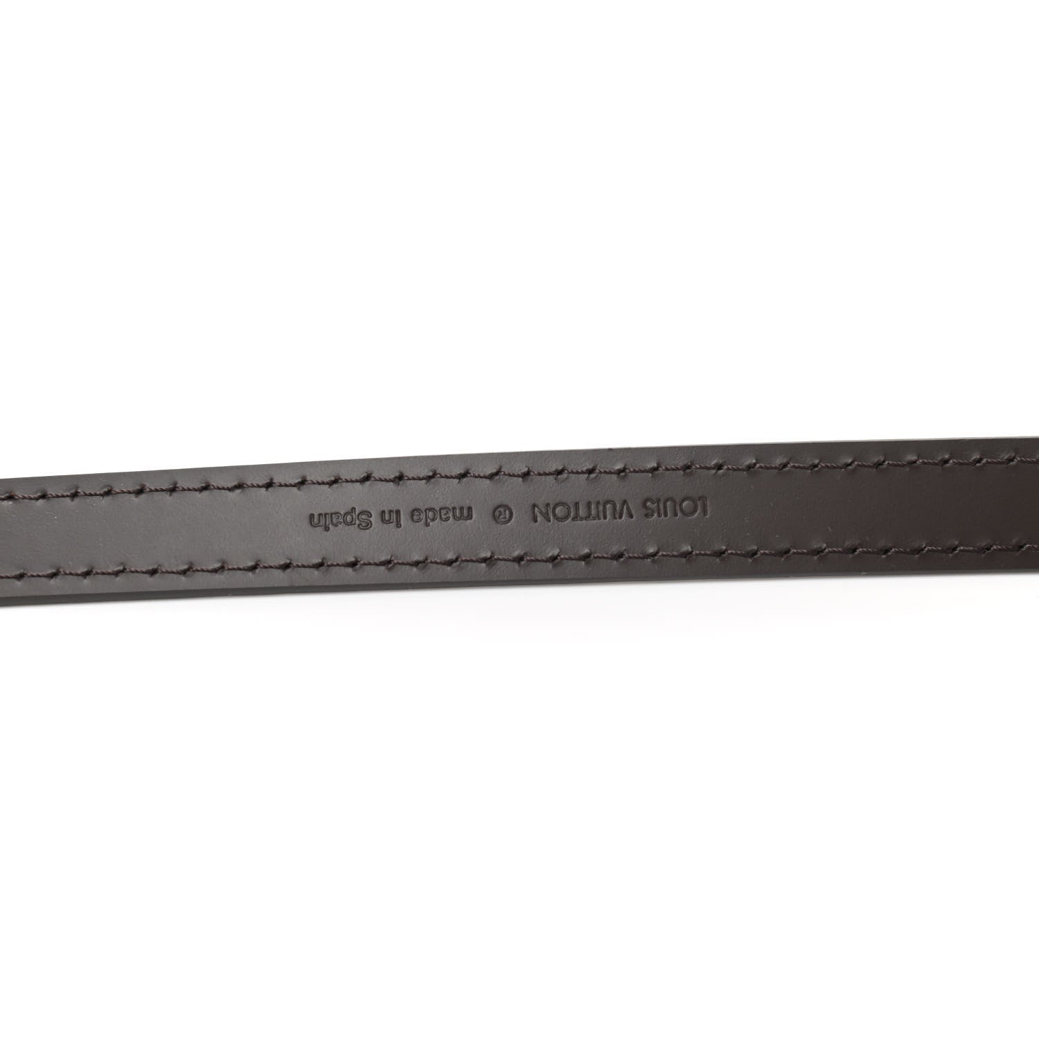 Louis Vuitton Calfskin 16mm Adjustable Shoulder Strap Brown 3 of 5