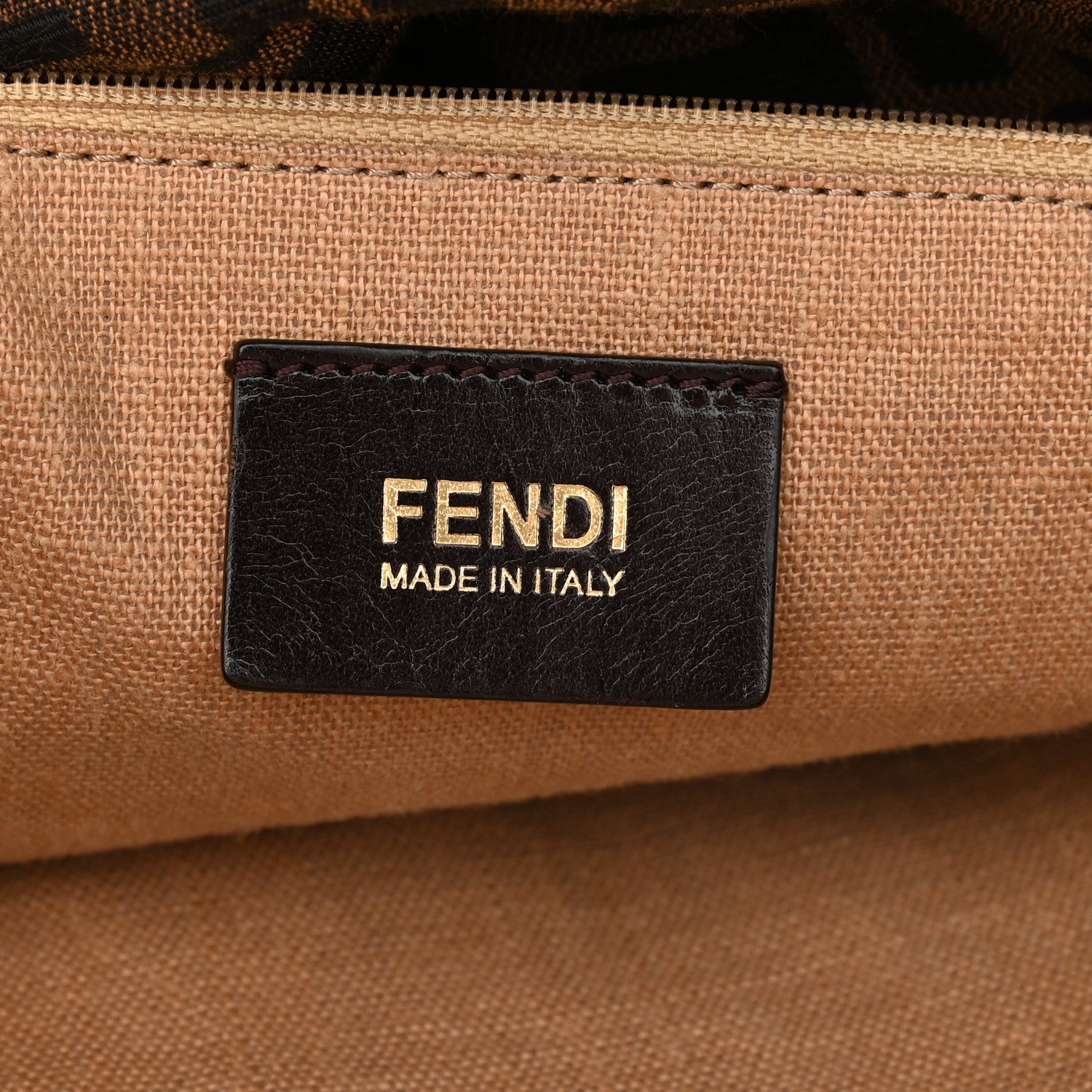 Fendi Zucca Big Forever Mama Baguette Tobacco 6 of 9