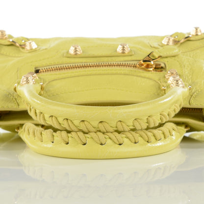 Balenciaga Agneau Giant 12 Gold Hardware Mini City Jaune Citronnade 8 of 8