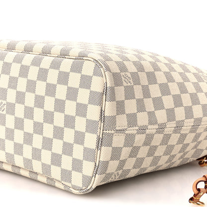 Louis Vuitton Damier Azur Neo Neverfull MM Rose Ballerine 11 of 11