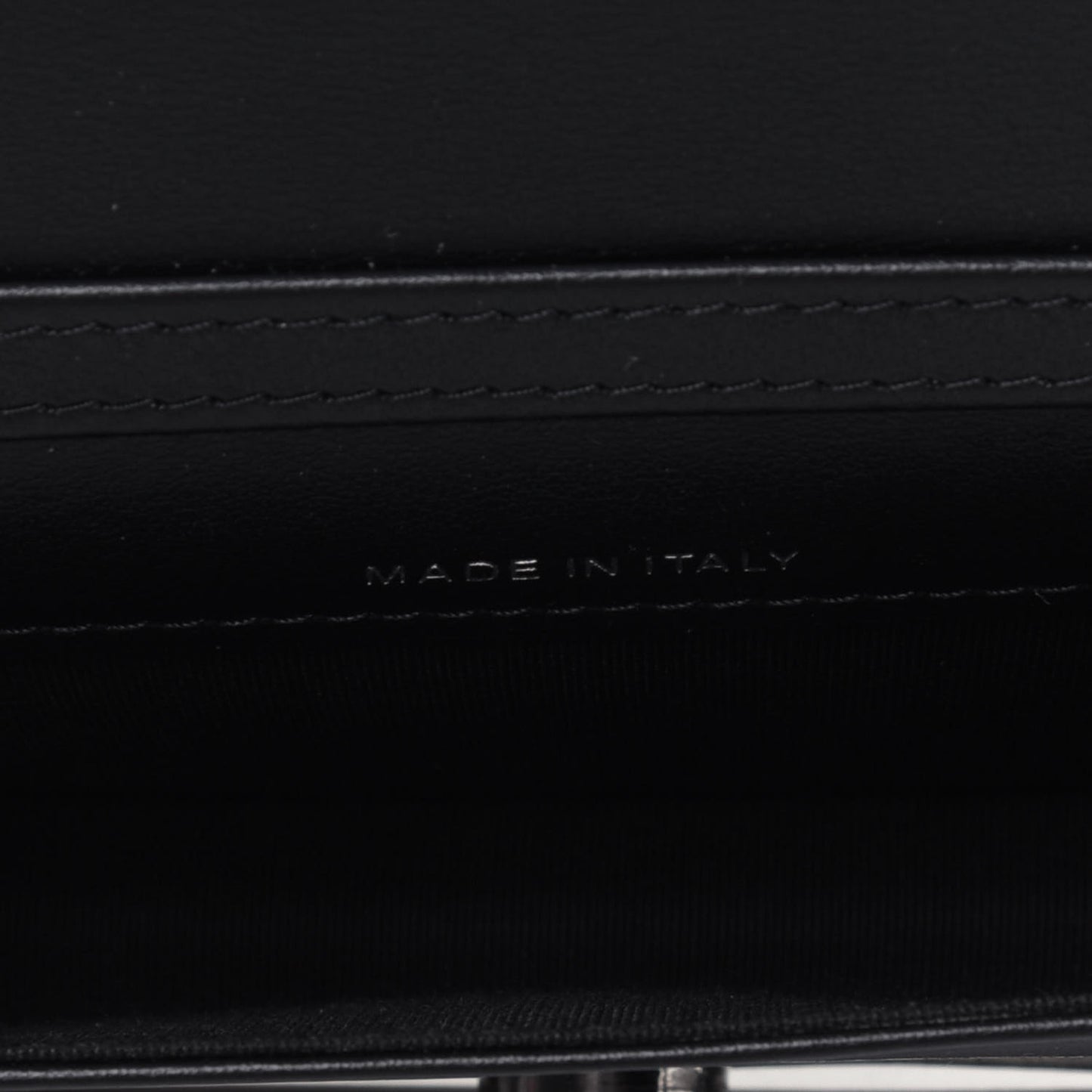 Caviar Camellia Embossed Chain Belt Bag Black