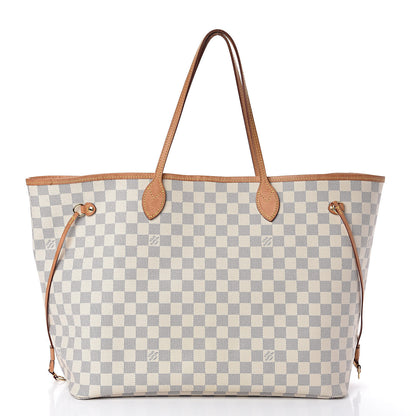 Louis Vuitton Damier Azur Neo Neverfull GM Rose Ballerine 3 of 10