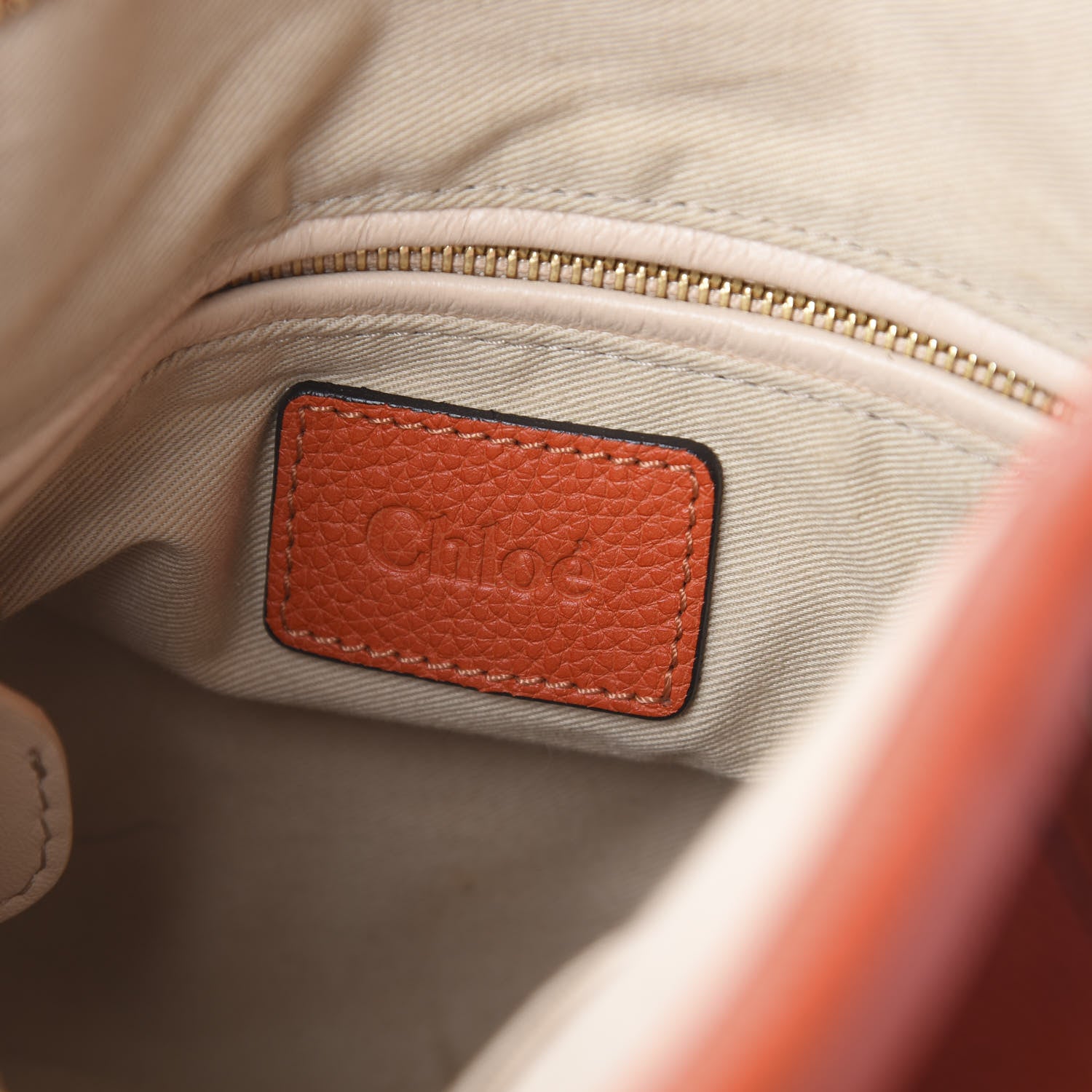 Chloe Calfskin Medium Paraty Orange Mechanic 7 of 7