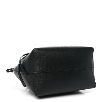 Mansur Gavriel Saffiano Mini Bucket Bag Black Flamma 4 of 13