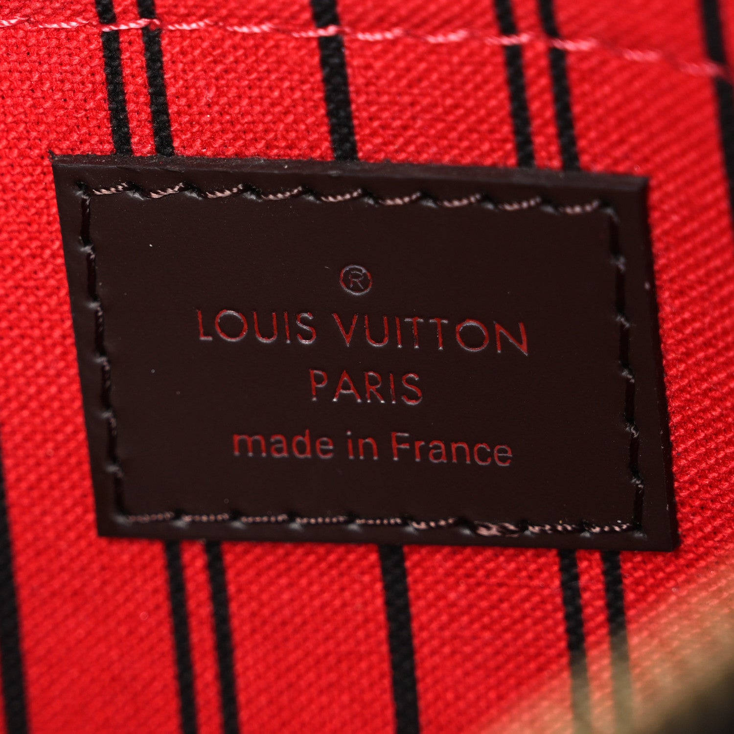 Louis Vuitton Damier Ebene Neverfull MM GM Pochette 6 of 6