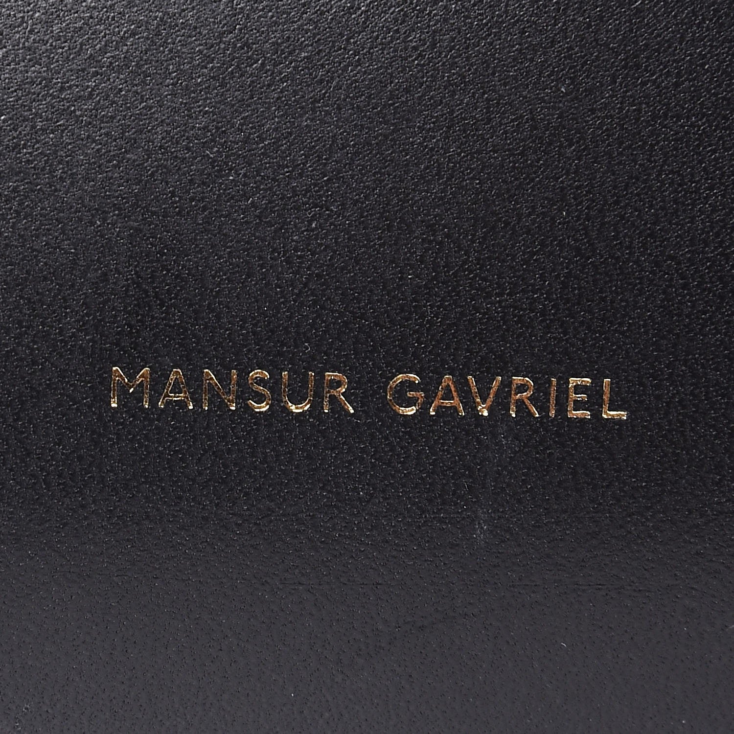 Mansur Gavriel Calfskin Small Shopping Tote Black Blue 12 of 13