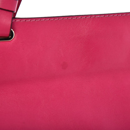 Valentino Garavani Vitello Medium Rockstud Tote Pop Fuxia 18 of 19