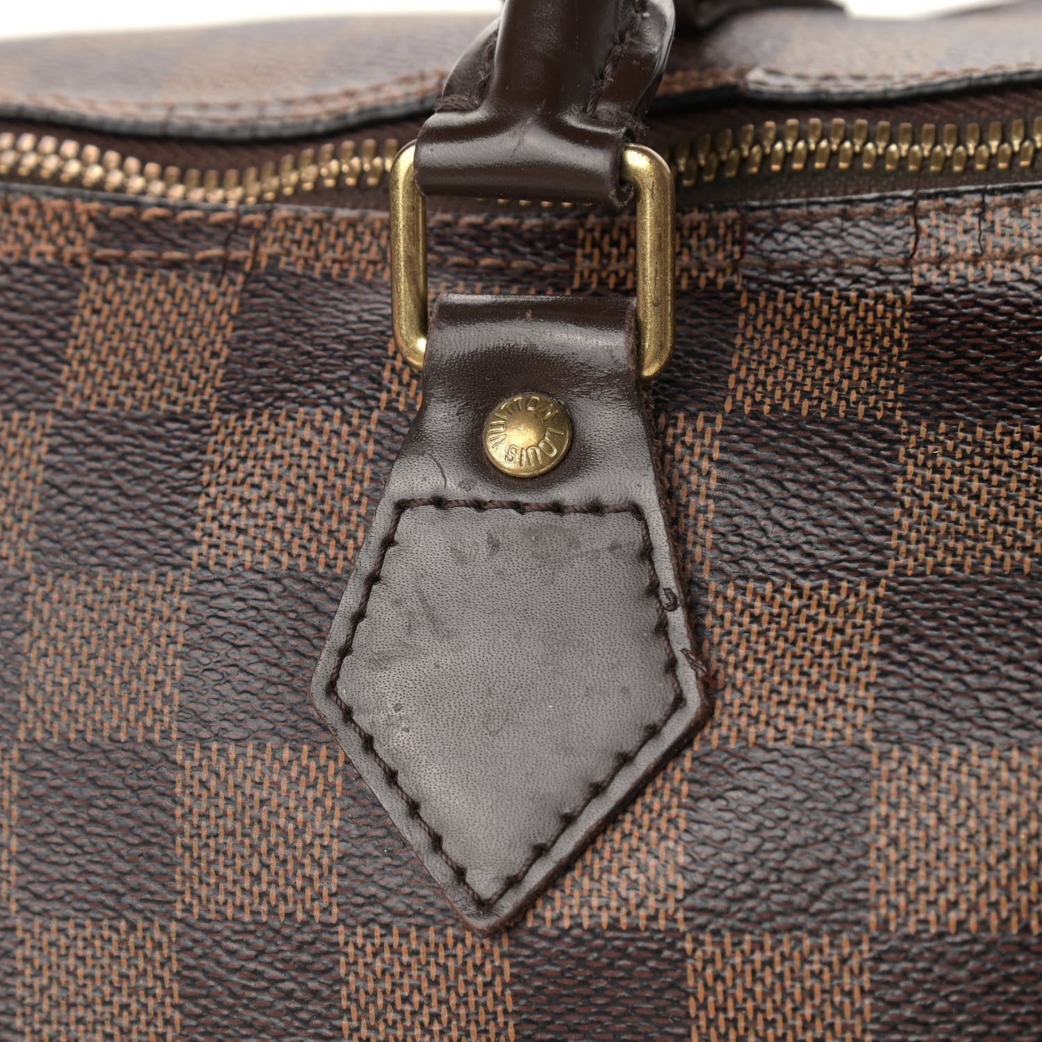 Louis Vuitton Damier Ebene Speedy Bandouliere 35 17 of 26