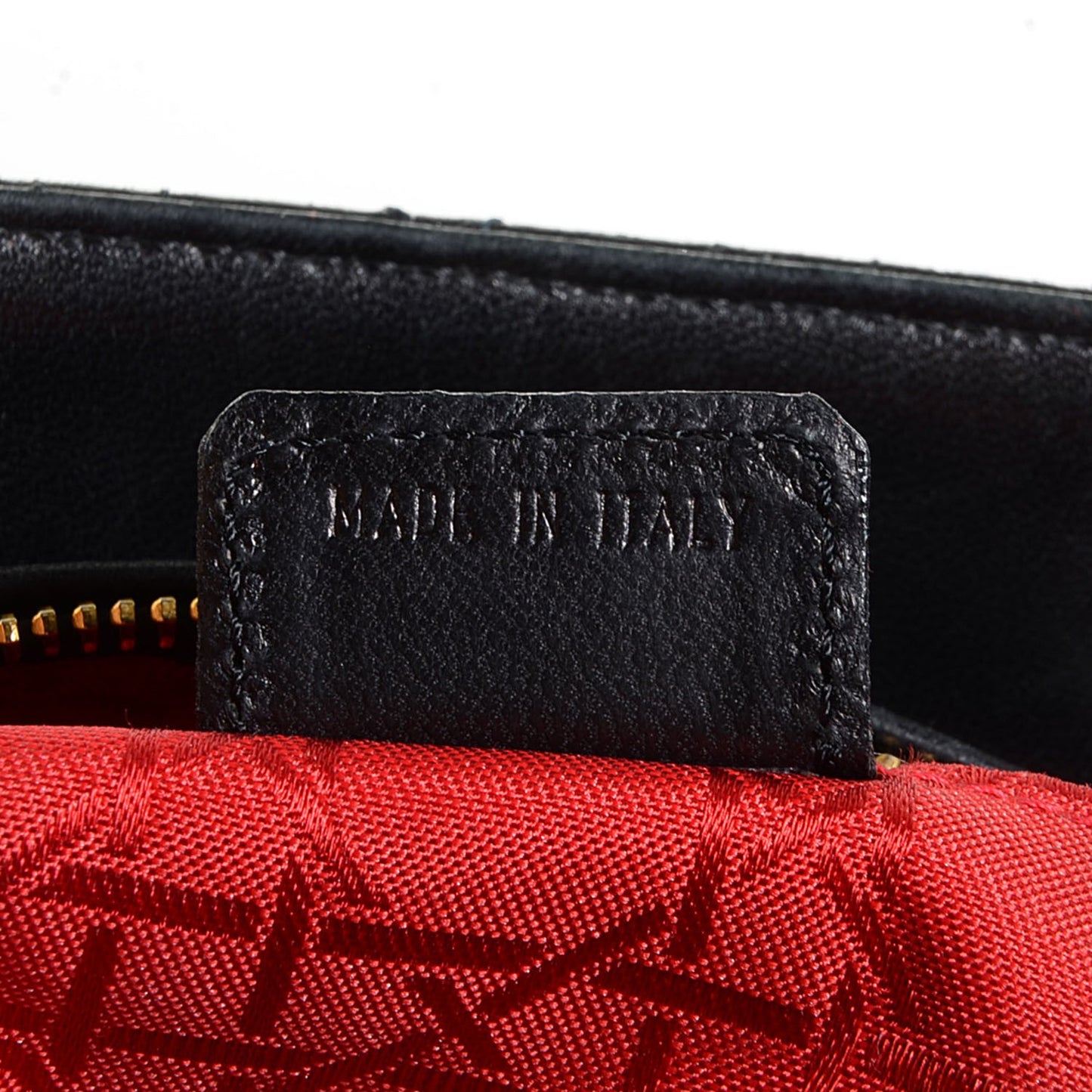 Lambskin Cannage Medium Lady Dior Black