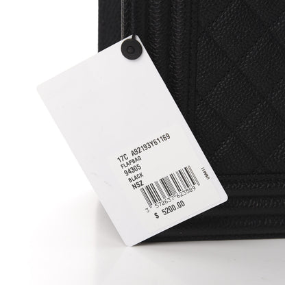 Chanel Caviar Quilted New Medium Boy Flap Black 11 of 11