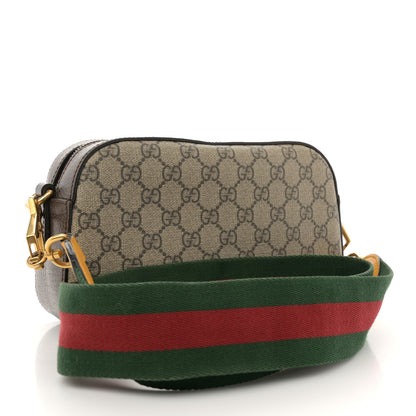 Gucci GG Supreme Monogram Web Neo Vintage Shoulder Bag Beige New Acero Crop 3 of 15