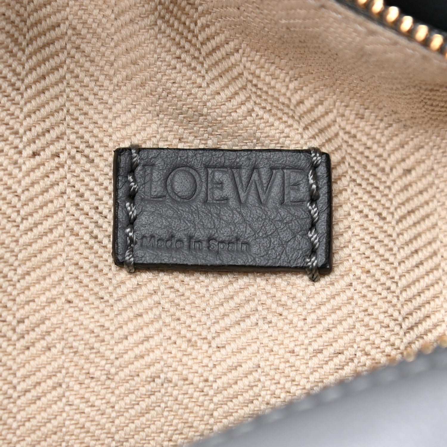 Loewe Calfskin Mini Puzzle Bag Asphalt Grey Nude 6 of 11