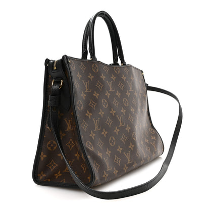 Louis Vuitton Monogram Popincourt MM Black 3 of 10