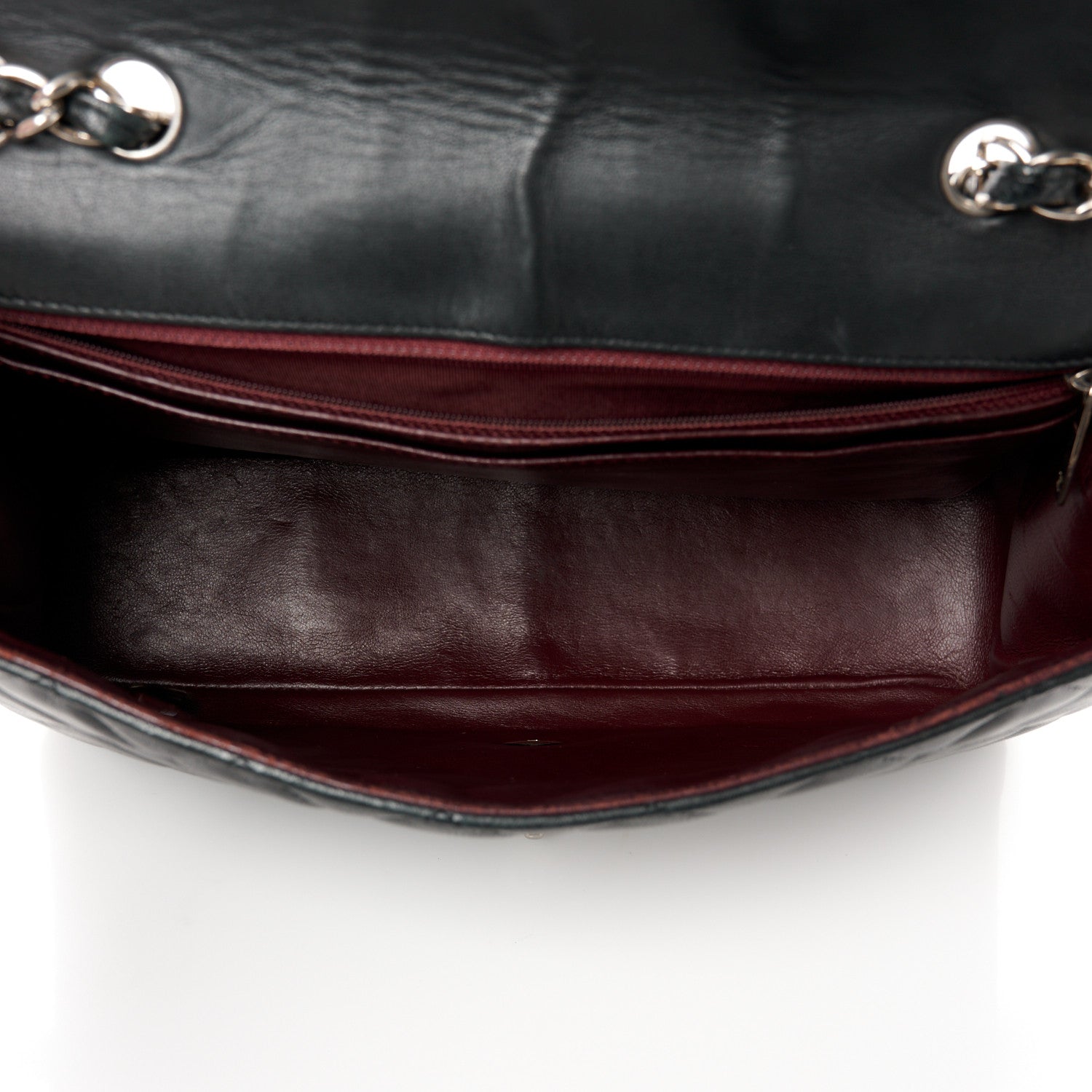 Chanel Lambskin Quilted Jumbo Single Flap Black 5 of 11