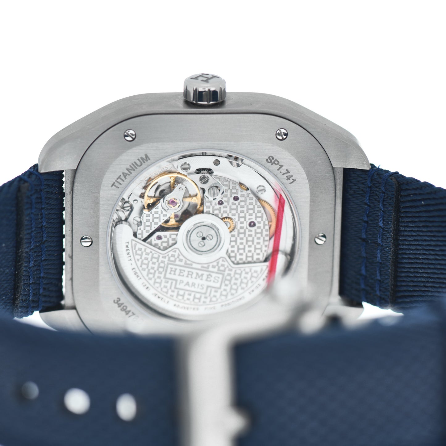 Titanium Nylon 39mm H08 Automatic Watch Bleu Abysse