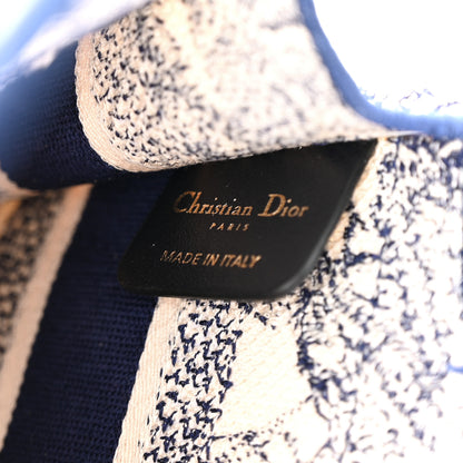 Christian Dior Canvas Embroidered Mini Toile De Jouy Book Tote Blue 6 of 14