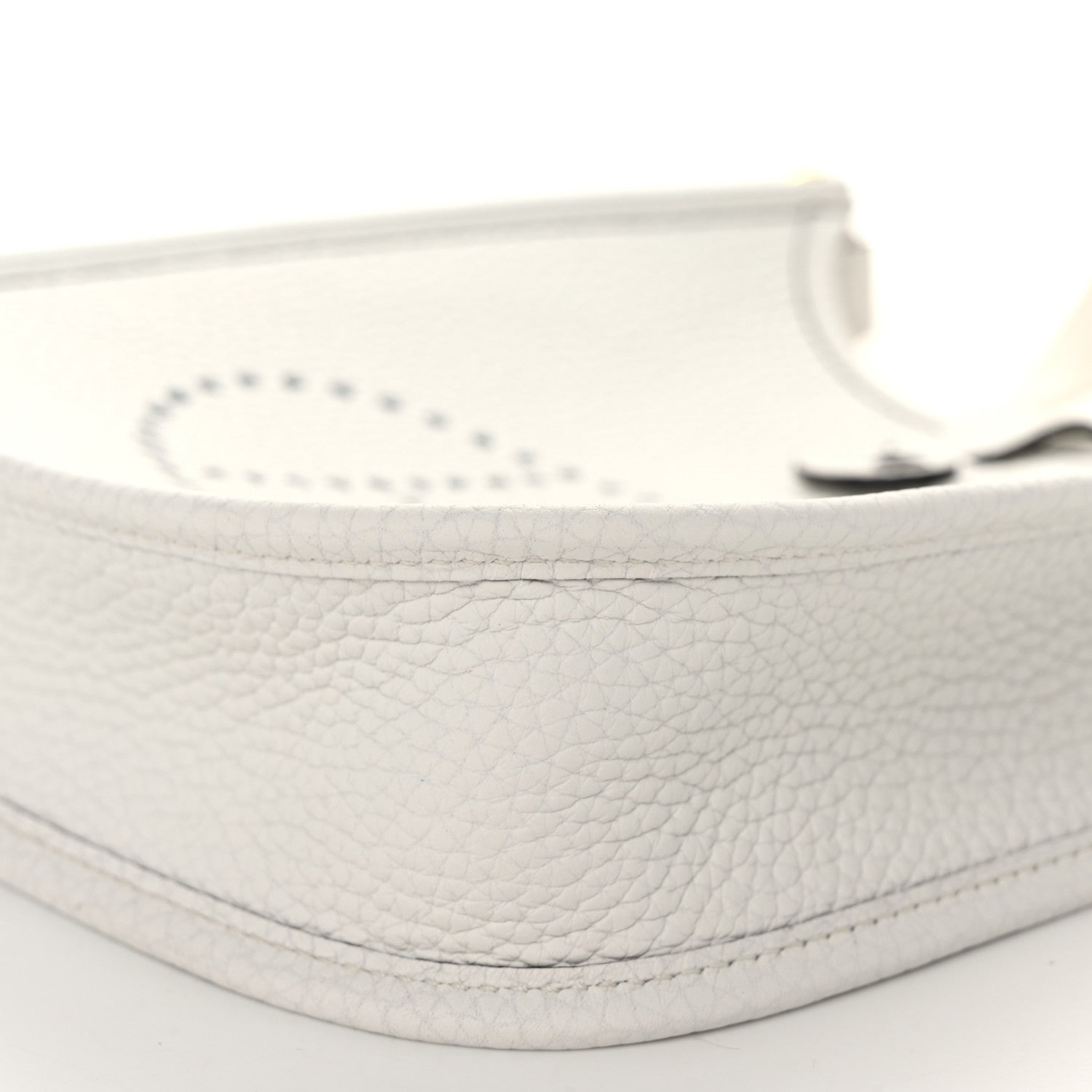 Hermes Taurillon Clemence Amazone Evelyne TPM New White 10 of 11