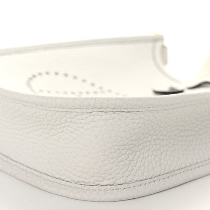 Hermes Taurillon Clemence Amazone Evelyne TPM New White 10 of 11