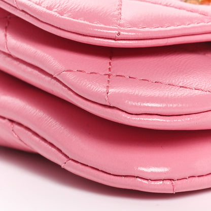 Chanel Quilted CC Mini Flap Pink 8 of 9