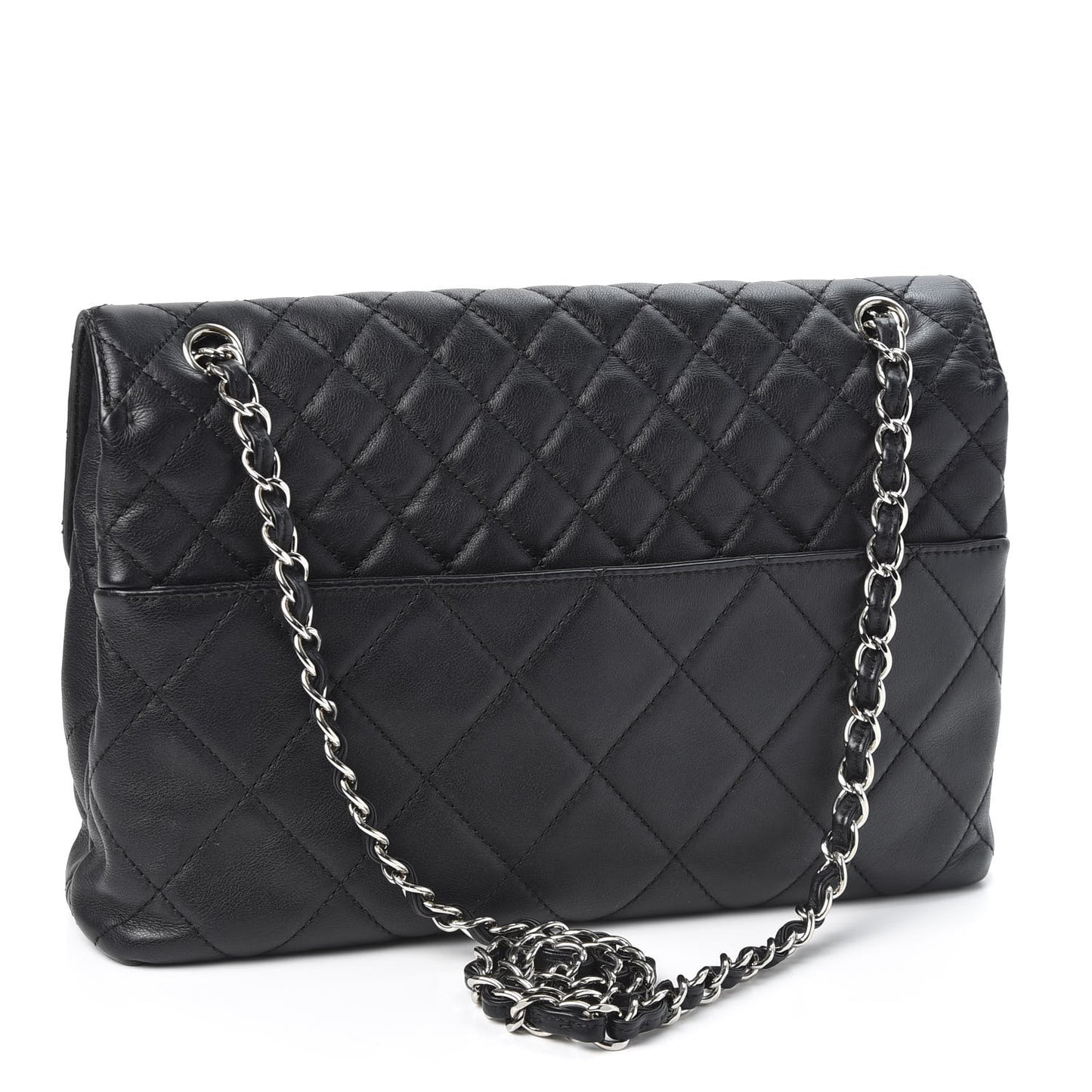Calfskin Quilted In The Business Flap Bag Black