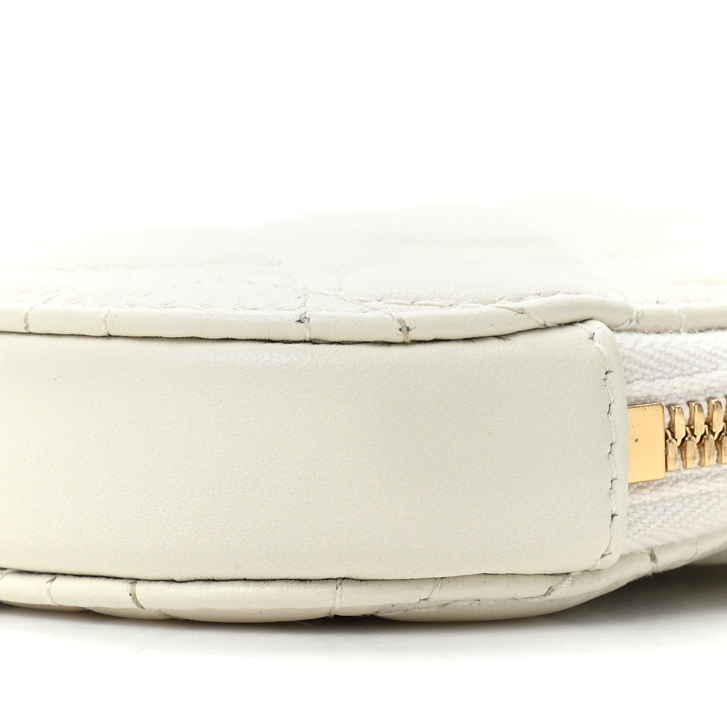 Lambskin Cannage Dioramour Lady Dior Phone Holder Latte