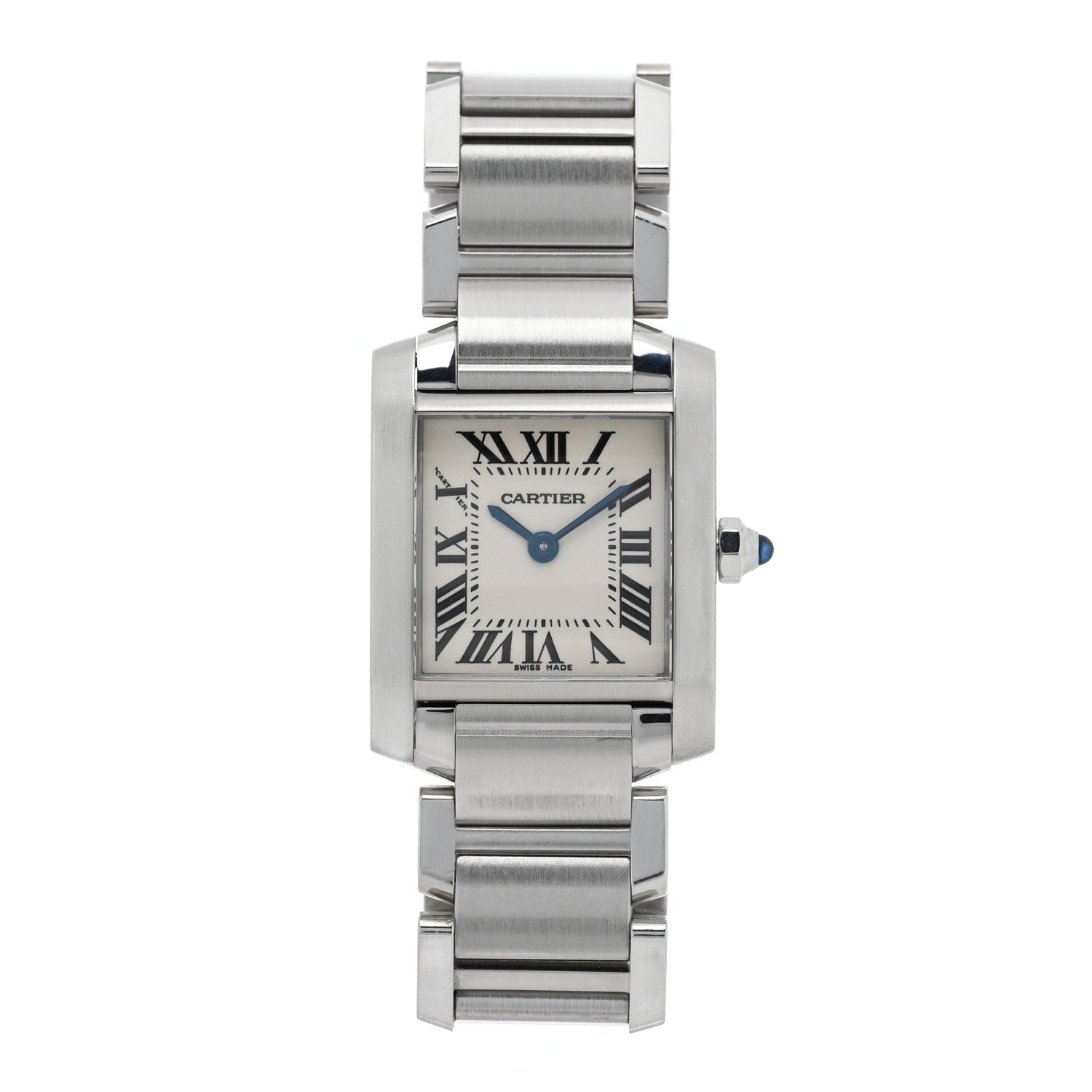Cartier Stainless Steel 20mm Tank Francaise Quartz Watch 1 of 4