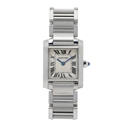 Cartier Stainless Steel 20mm Tank Francaise Quartz Watch 1 of 4