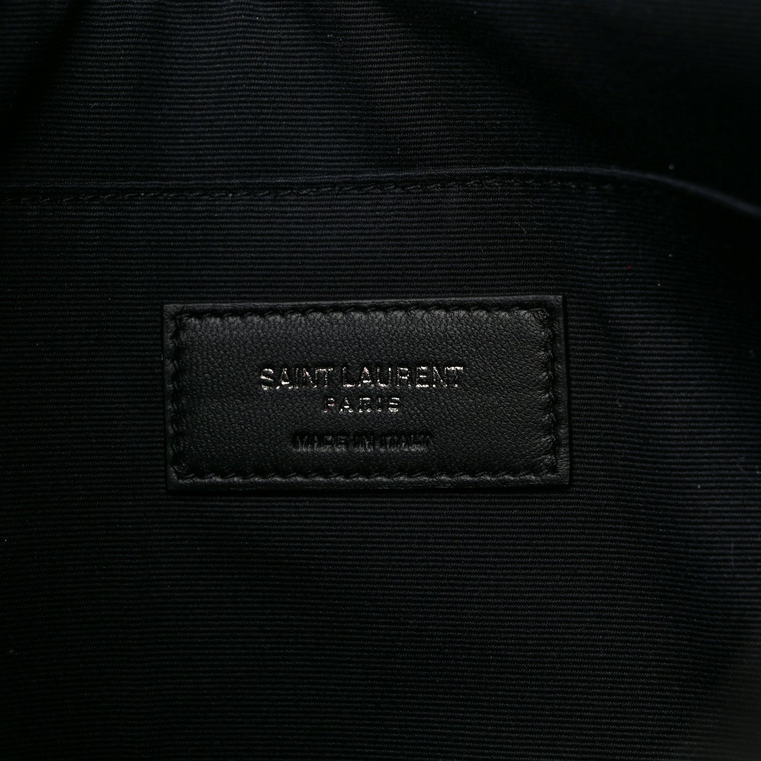 Saint Laurent Calfskin Crocodile Embossed Monogram iPad Case Black 6 of 7