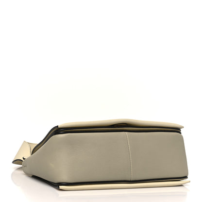 Celine Shiny Smooth Calfskin Medium Frame Shoulder Bag Chalk Mastic 4 of 10