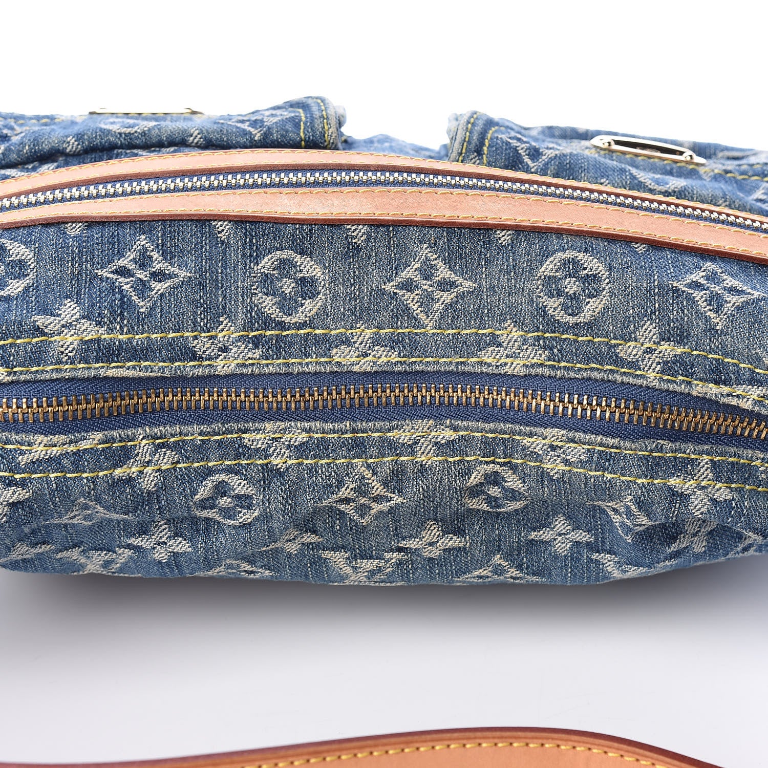 Louis Vuitton Monogram Denim Baggy PM Blue 8 of 14