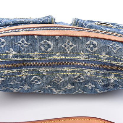 Louis Vuitton Monogram Denim Baggy PM Blue 8 of 14
