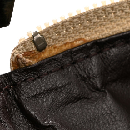 Fendi Zucchino Small Pochette Tobacco 11 of 13