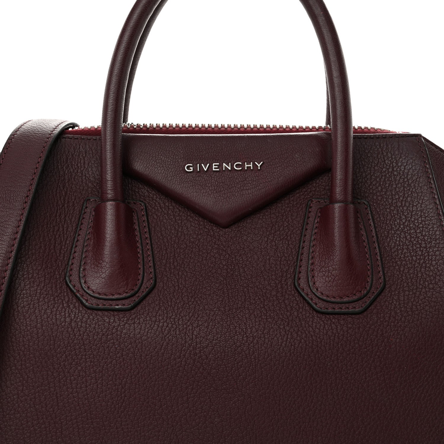 Givenchy Sugar Goatskin Medium Antigona Oxblood 8 of 17