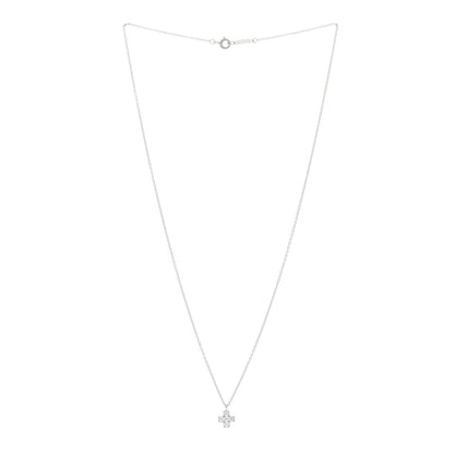Tiffany Platinum Diamond Cruciform Cross Pendant Necklace 3 of 4