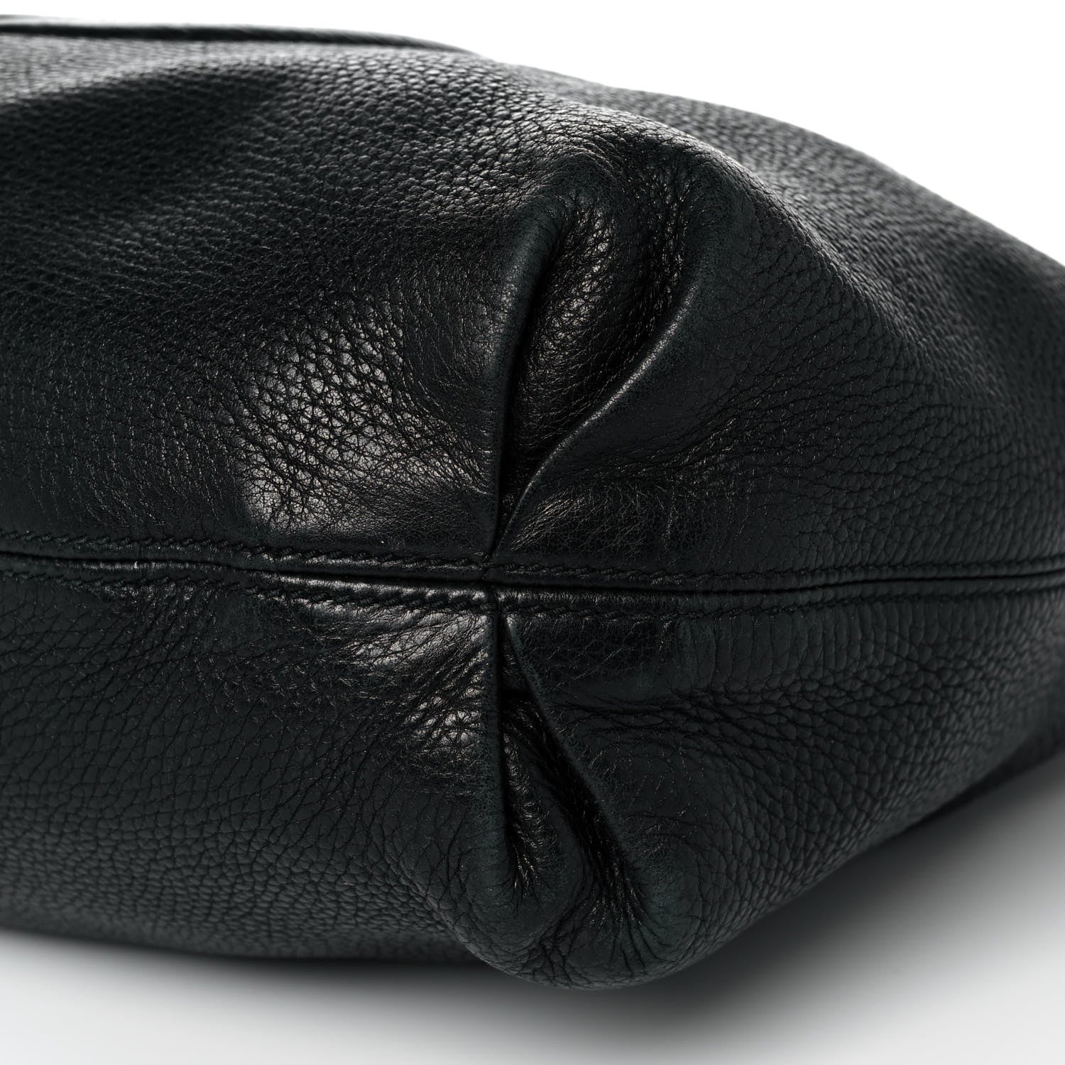 Gucci Pebbled Calfskin Soho Hobo Black 8 of 13