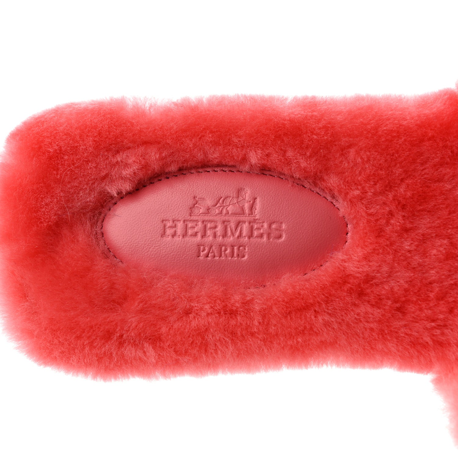 Hermes Woolskin Oran Sandals 36 Rose Du Desert 6 of 8