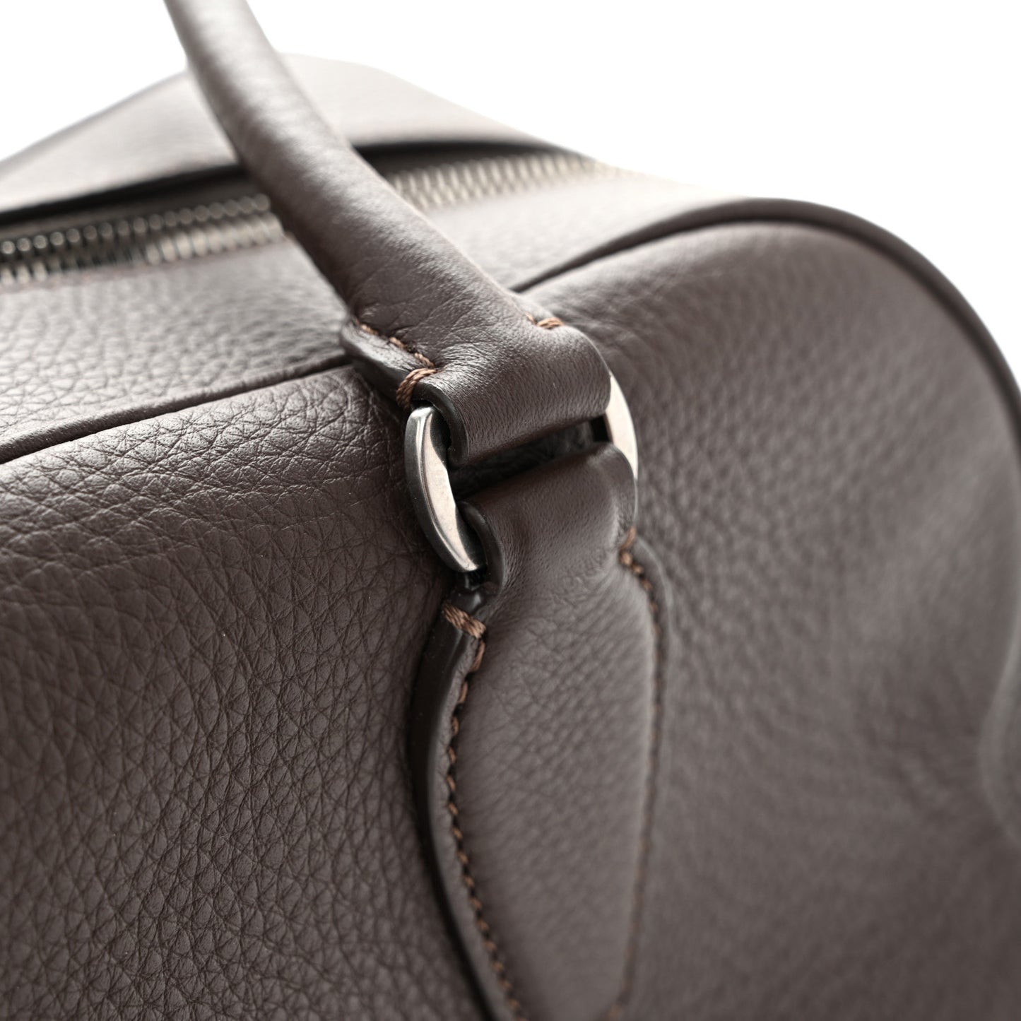 Grained Calfskin EW India Deep Brown