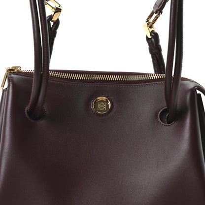 Loewe Supple Calfskin Small Madrid Bag Dark Burgundy 7 of 9