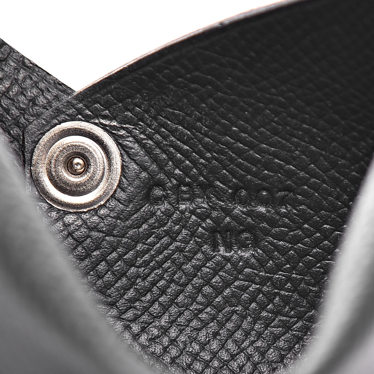 Hermes Epsom Calvi Card Case Graphite 7 of 9