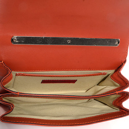 Valentino Garavani Vitello Va Va Voom Shoulder Bag Orange 5 of 8