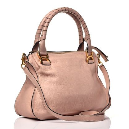 Chloe Calfskin Medium Marcie Satchel Pale Pink 4 of 10