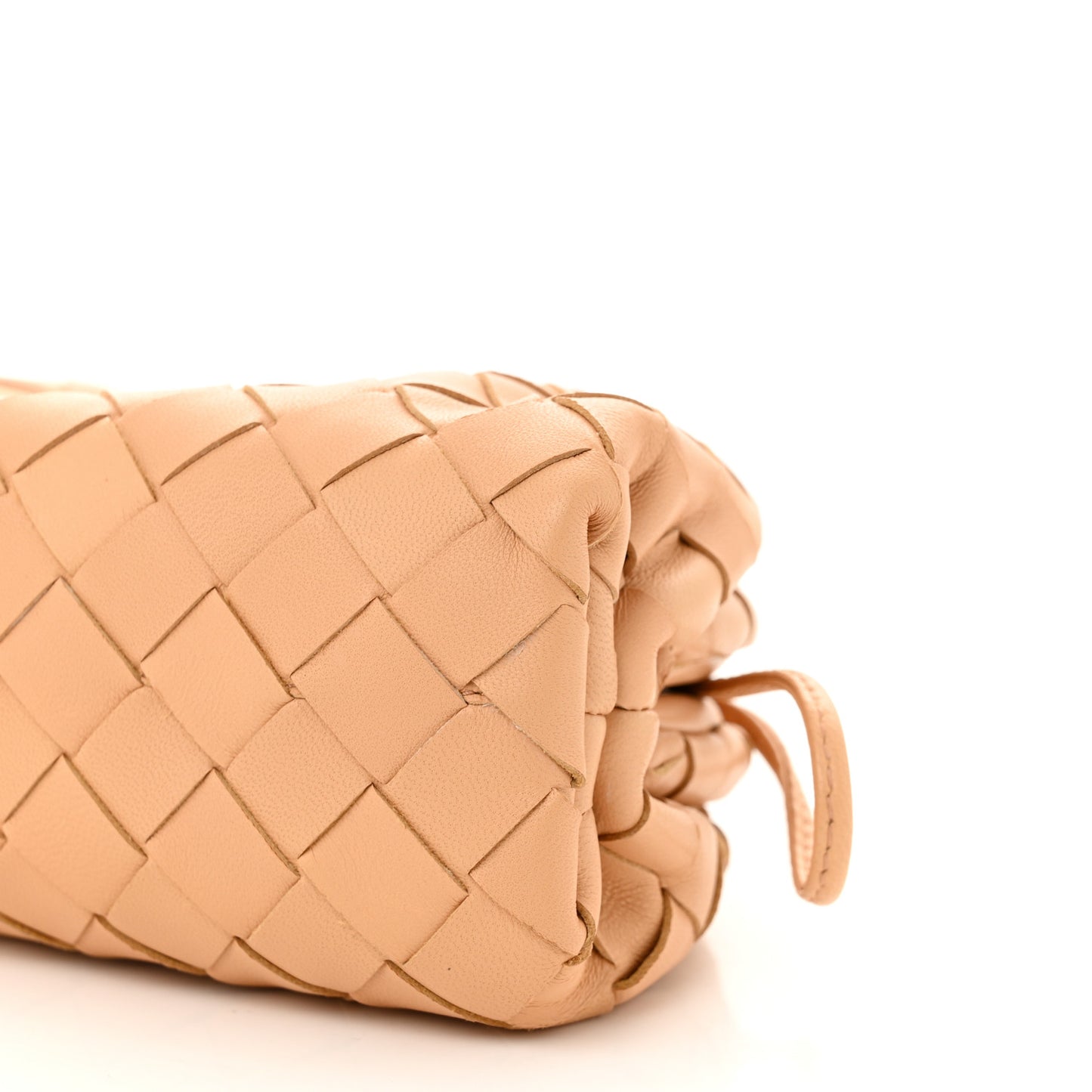 Nappa Intrecciato The Mini Pouch Almond