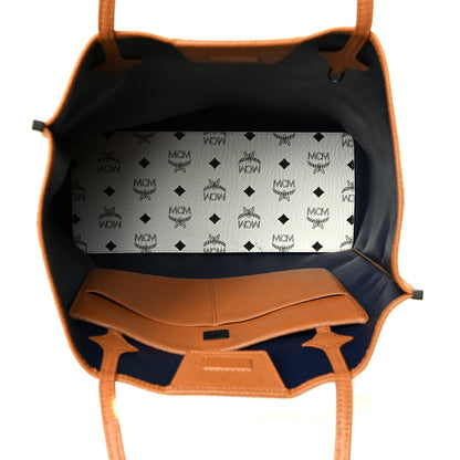 MCM Visetos Tote White 4 of 6