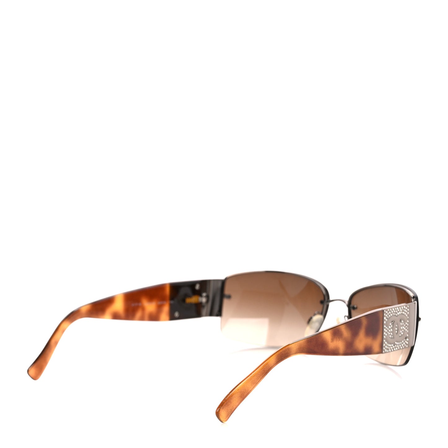 Crystal CC Sunglasses 4117-B Tortoise