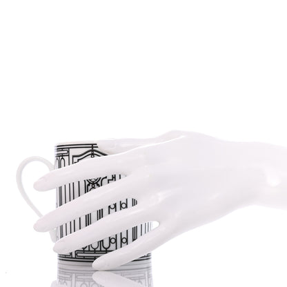 Hermes Porcelain H Deco Mug 2 of 7