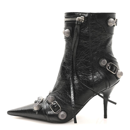 Balenciaga Agneau Arena Cagole 70mm Ankle Boots 35 Black 1 of 9